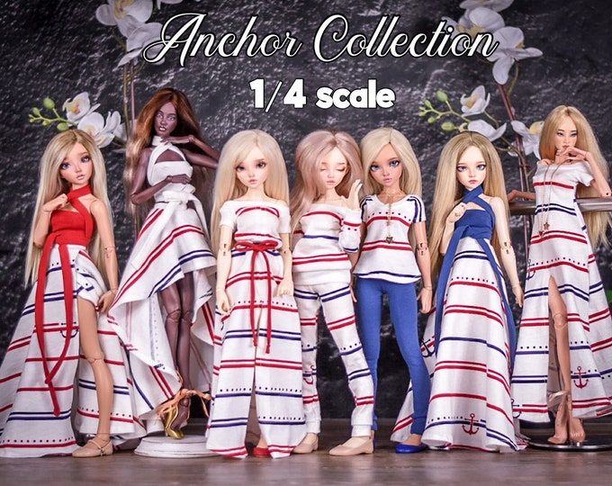 Anchor Collection for 1/4 scale doll clothes to minifee or other similar 1/4 scale dolls.