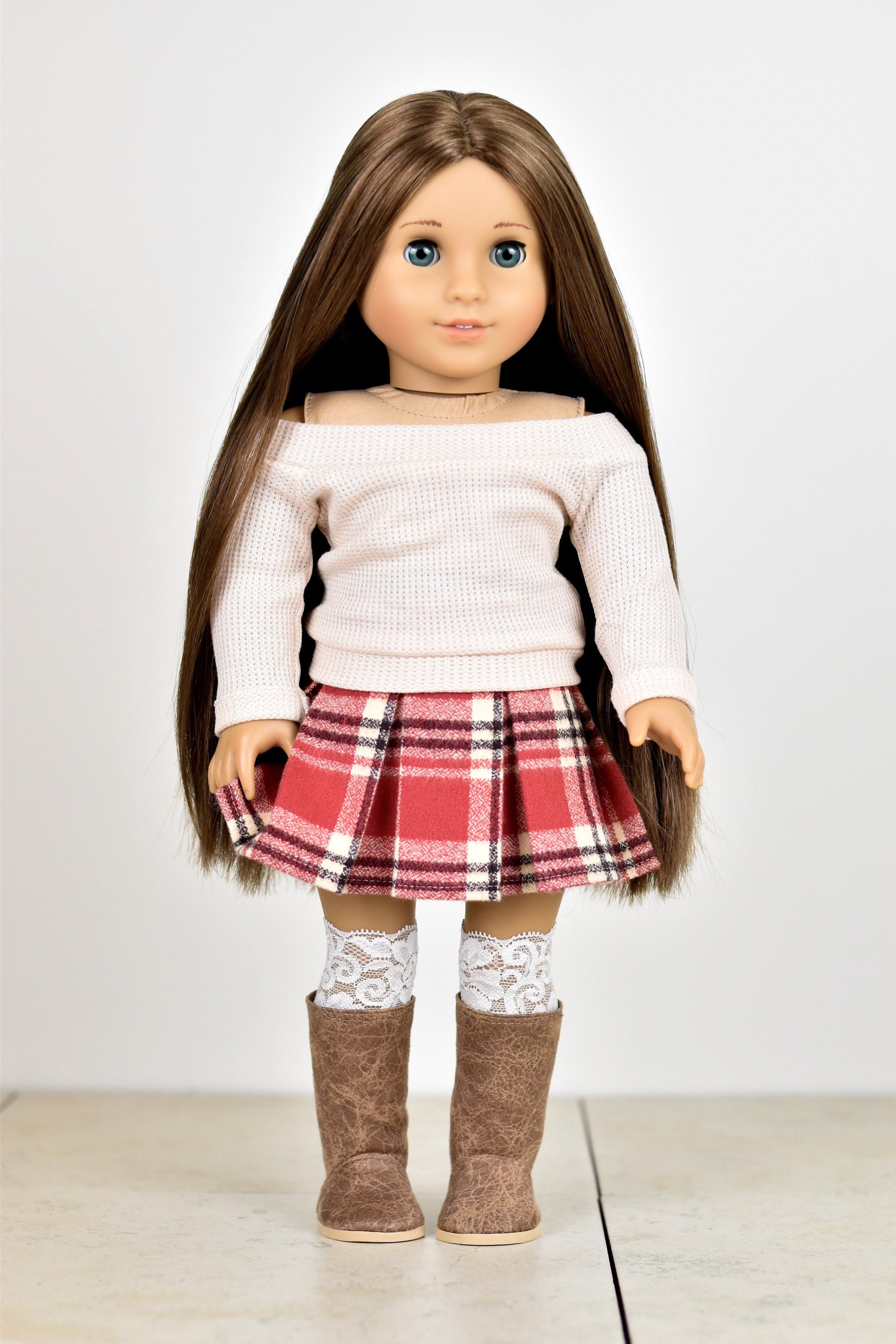 Pleated Skirt 18 inch doll clothes