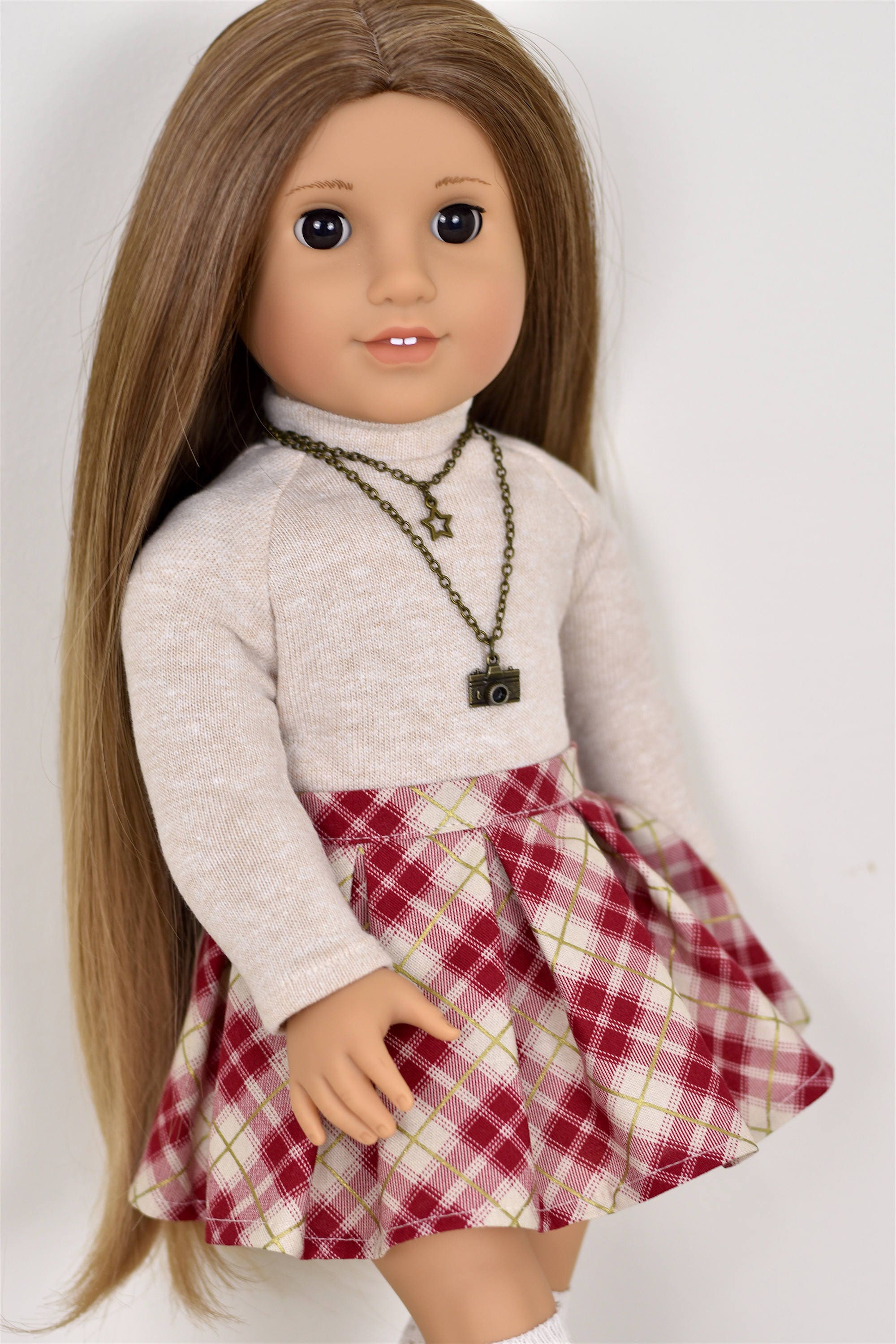 Pleated Skirt 18 inch doll clothes