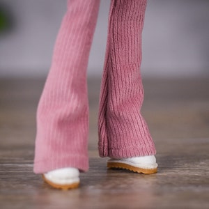 PREORDER Corduroy pants for 1/6 scale doll clothes to fit Poppy Parker or other similar 1/6 fashion doll clothes. image 3