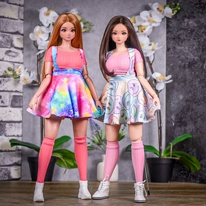 Top and socks fit Pear body for bjd 1/3 scale doll like Smart Doll pear body image 5