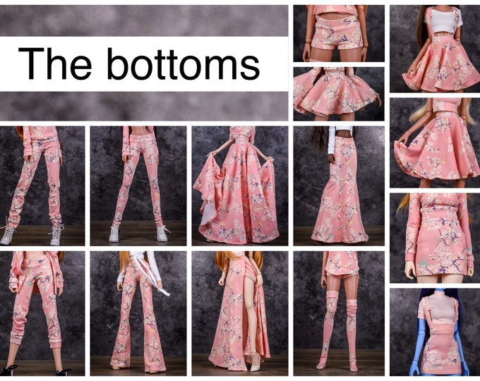 PREORDER The bottoms  Basic Collection to fit Smart Doll or other similar 1/3 scale cherrylight