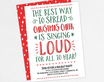 adult christmas party invitation funny holiday party etsy funny holiday party invite