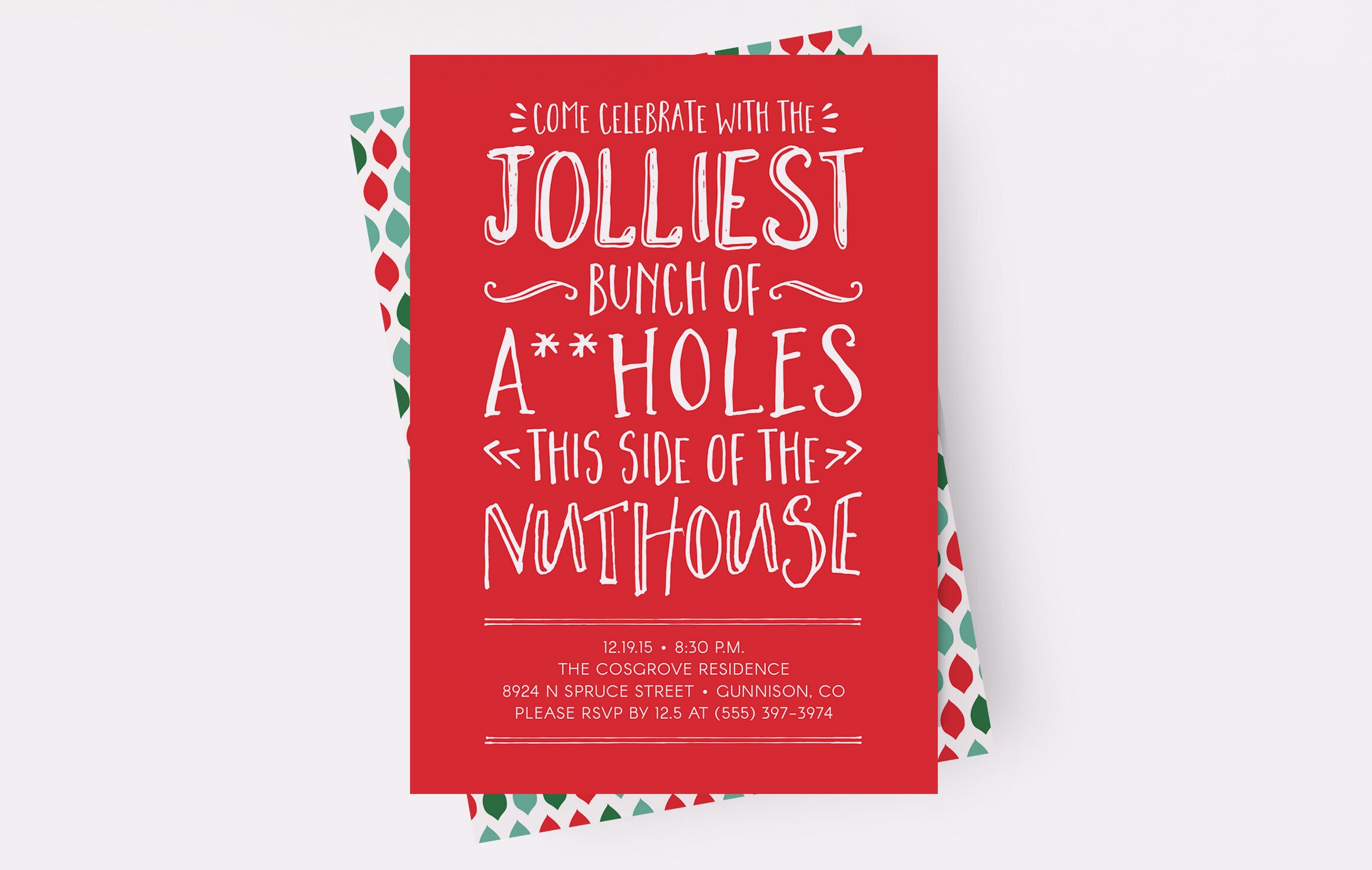 Funny Christmas Party Invitations Funny Holiday Party  Etsy
