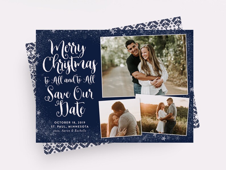 Save the Date Christmas Cards Merry Christmas from the Future | Etsy
