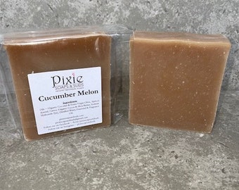 Cucumber Melon Cold Process Soap