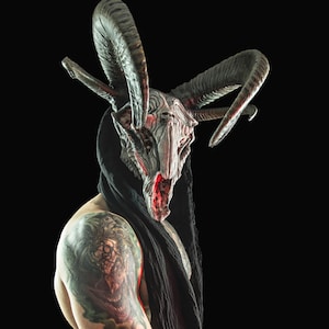 Baphomet Skull Mask - Etsy
