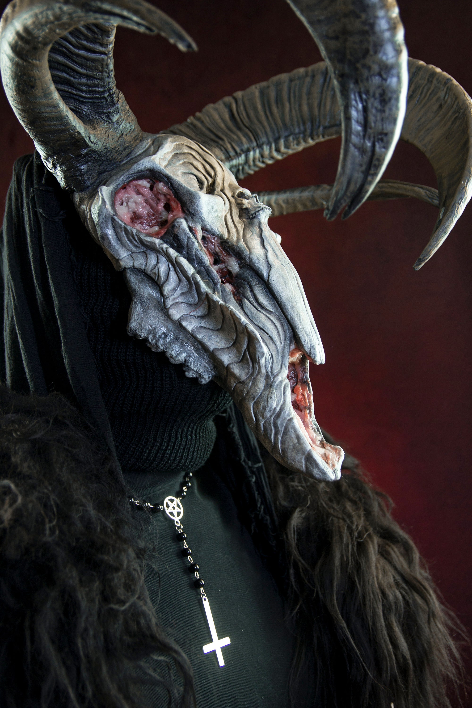Baphomet Skull Mask - Etsy