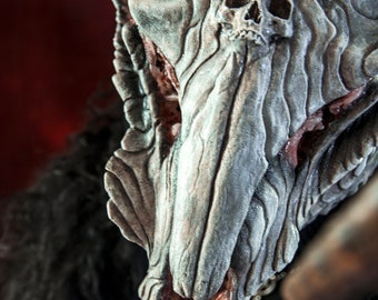 baphometさまご予約品　ヴィンテージマスク　羊　木彫り baphometさまご予約品 ヴィンテージマスク 羊 木彫り