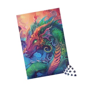 Jigsaw Puzzle, Dragon Puzzle (110, 252, 520, 1014-piece)