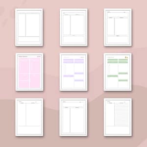Printable Cornell Note-Taking Template / Printable College Study Resources / College Study Note Template / Cornell Paper Printable Notes /