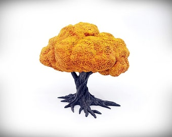 Tree A- Playable Deciduous Trees-Wargame Terrain Miniature Wargaming tabletop RPG D&D AOS rock formation scatter terrain scenery 3D printing