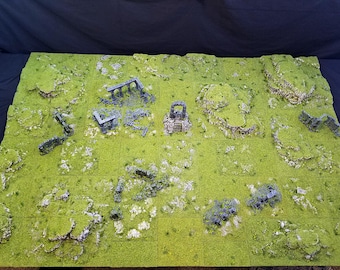 Rugged Hills Design Master Tiles - Core Set – Wargame Terrain - Miniature Wargaming - tabletop RPG D&D AOS scatter terrain, scenery