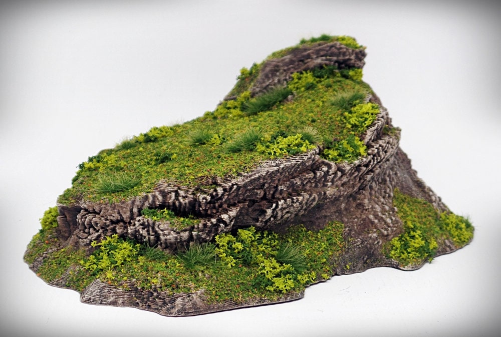 EnderToys Terrain Value Box 3D Imprimé Paysage RPG Et Terrain De Je De Guerre Pour Miniatures De 28 Mm Coloris Assortis 7 Amz