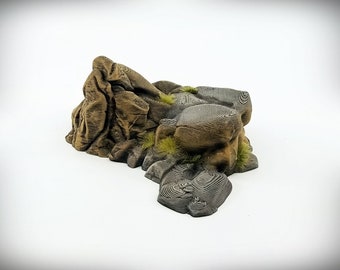 Craggy Outcropping D STL File-Craggy Hills-Wargame Terrain Miniature tabletop RPG D&D AOS rock formation scatter terrain scenery 3D printing