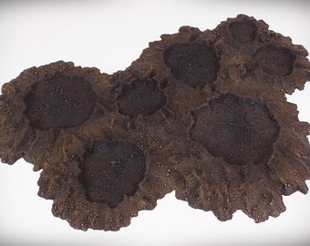 Multi Crater A STL File - Blast Craters - Wargame Terrain Miniature tabletop RPG D&D AOS rock formation scatter terrain scenery 3D printing