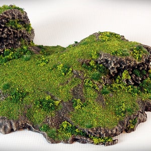 Dynamic Hills - &quot;Twins- Outcropping&quot; - Wargame Terrain - Miniature Wargaming, tabletop RPG D&D AOS rock formation scatter terrain, scenery
