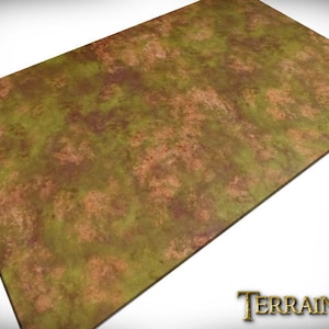 Tapis de jeu Fields of Battle - 4 tailles - Téléchargement numérique - Wargame Terrain, plateau RPG D&D AOS scatter terrain, paysage