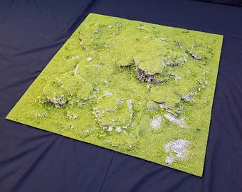 Rugged Hills Design Master Tiles - Rocky Valley – Wargame Terrain - Miniature Wargaming - tabletop RPG D&D AOS scatter terrain, scenery