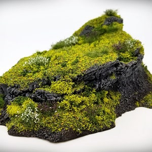 Dynamic Hills Lookout Wargame Terrain Miniature Wargaming, tabletop RPG D&D AOS rock formation scatter terrain, scenery image 4