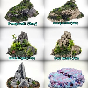 Dynamic Hills Lookout Wargame Terrain Miniature Wargaming, tabletop RPG D&D AOS rock formation scatter terrain, scenery image 7