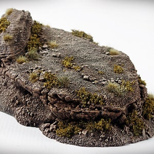 Dynamic Hills Lookout Wargame Terrain Miniature Wargaming, tabletop RPG D&D AOS rock formation scatter terrain, scenery image 3