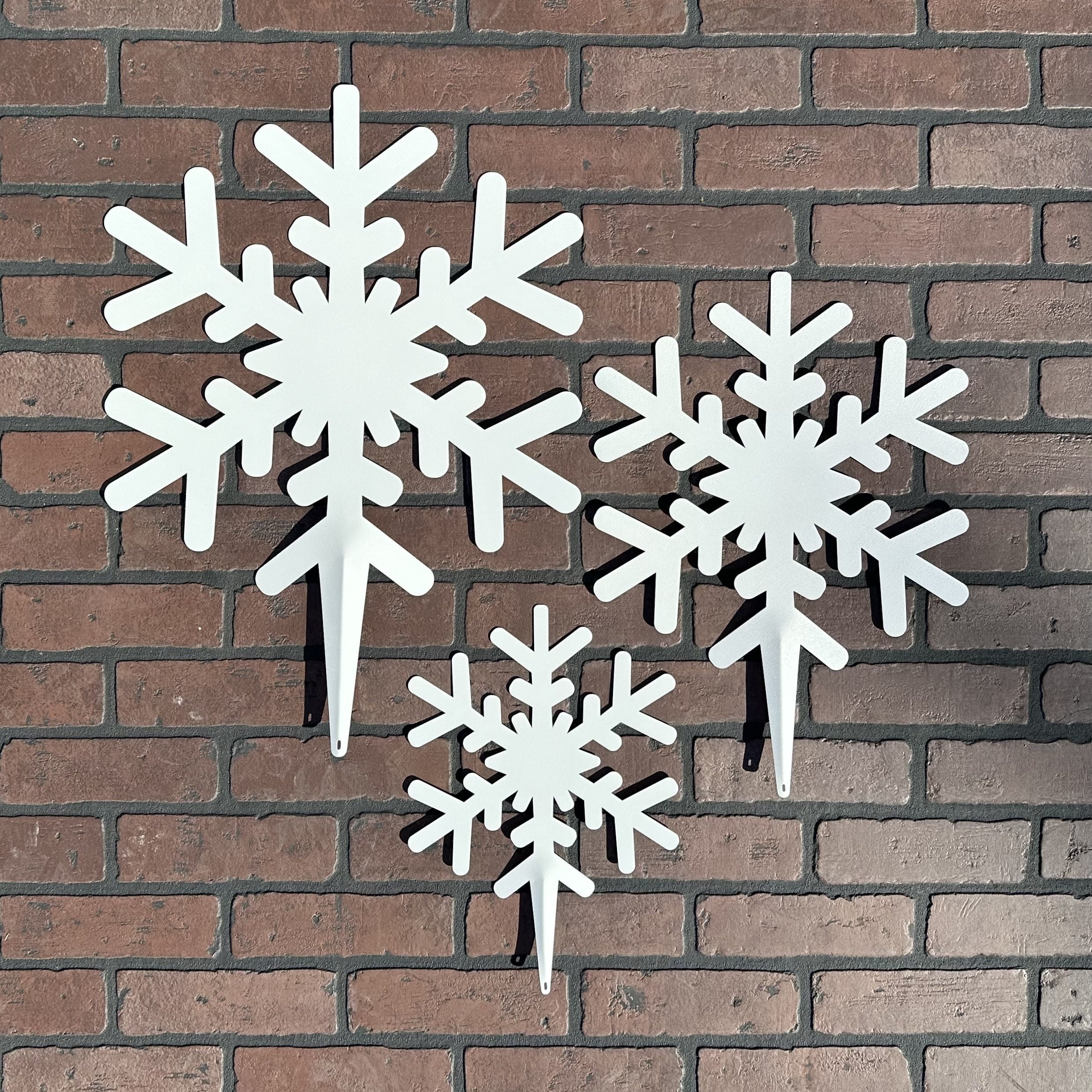 Hogardeck Metal Snowflake Christmas Wall Decor - Sparkling Crystal Accents For Indoor/Outdoor - View #13
