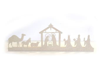 Mantle/Table Top Nativity Scene