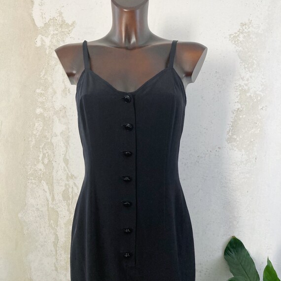 Vintage black slip dress