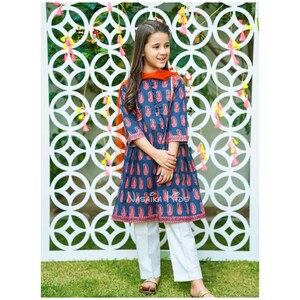 Kids lawn dress design sales