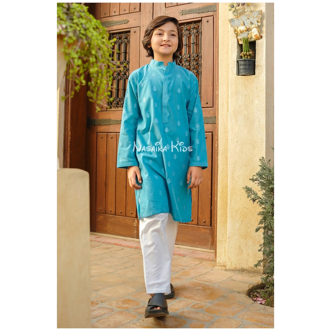 Pakistani Boys Shalwar Kameez Kurta Pajama Etsy
