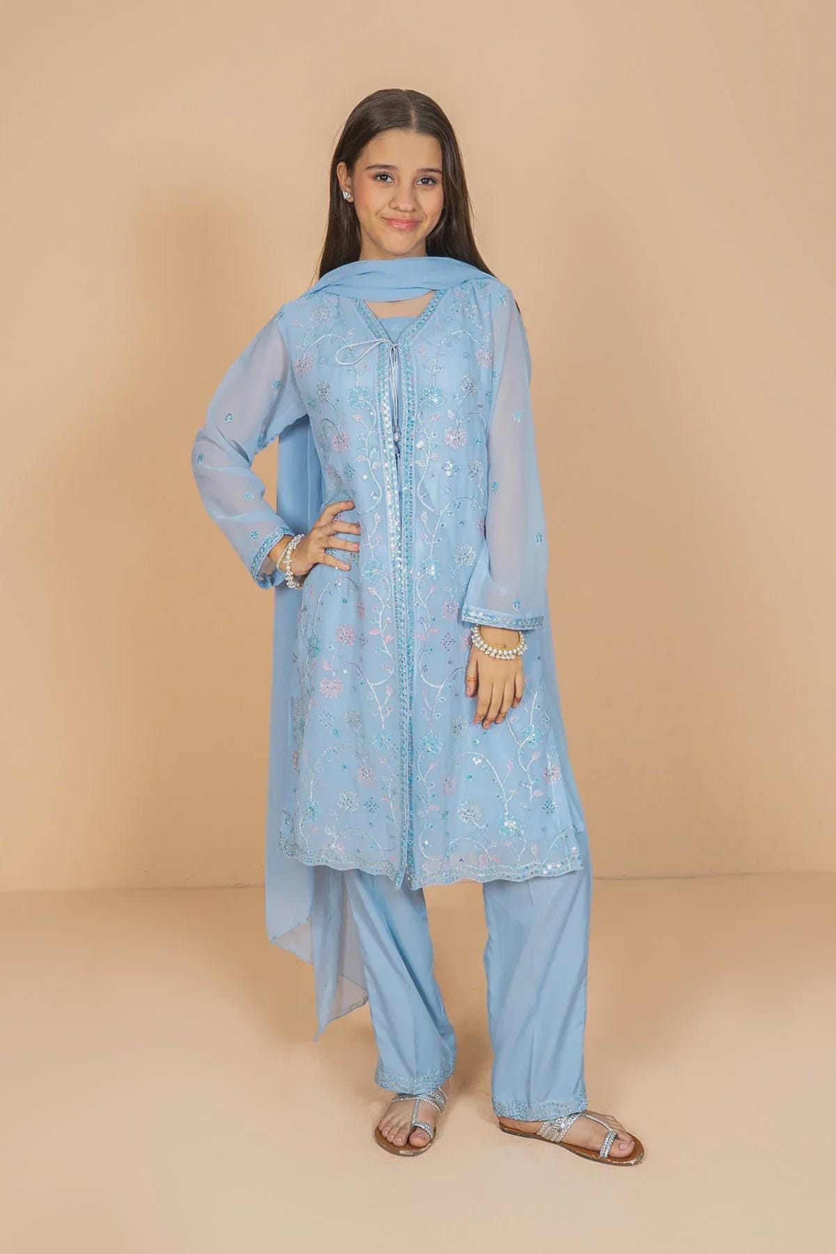 Blue Eid Dress - Etsy
