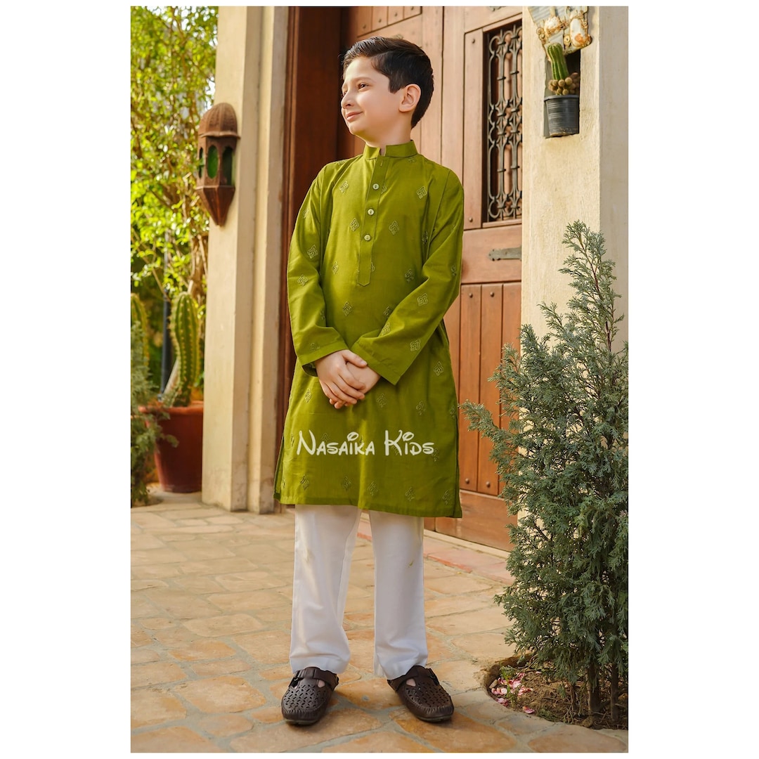 Pakistani Boys Shalwar Kameez Kurta Etsy