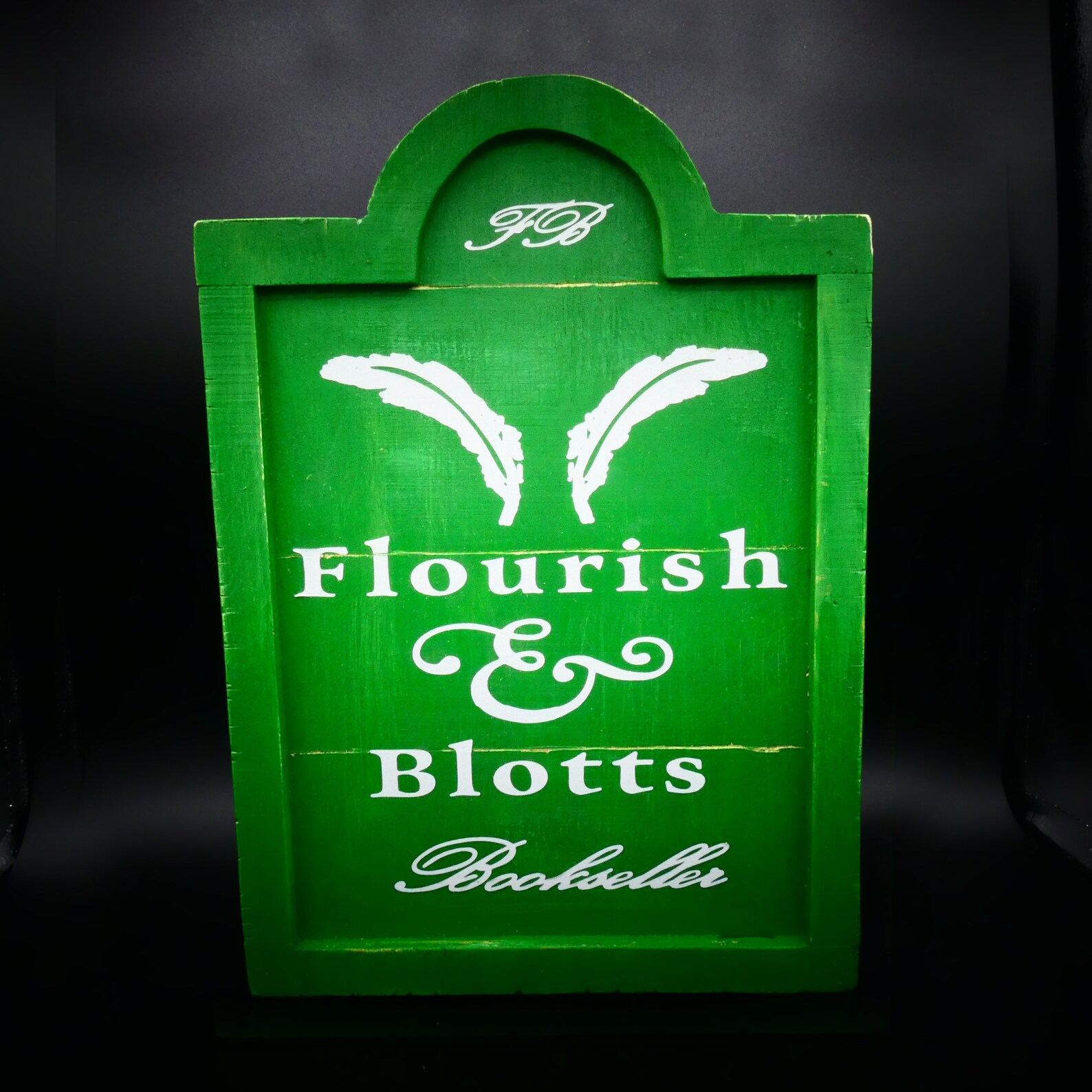 Flourish and Blotts Customizable Sign | Etsy