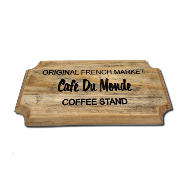 Cafe Du Monde Plaque - Historical Recreation