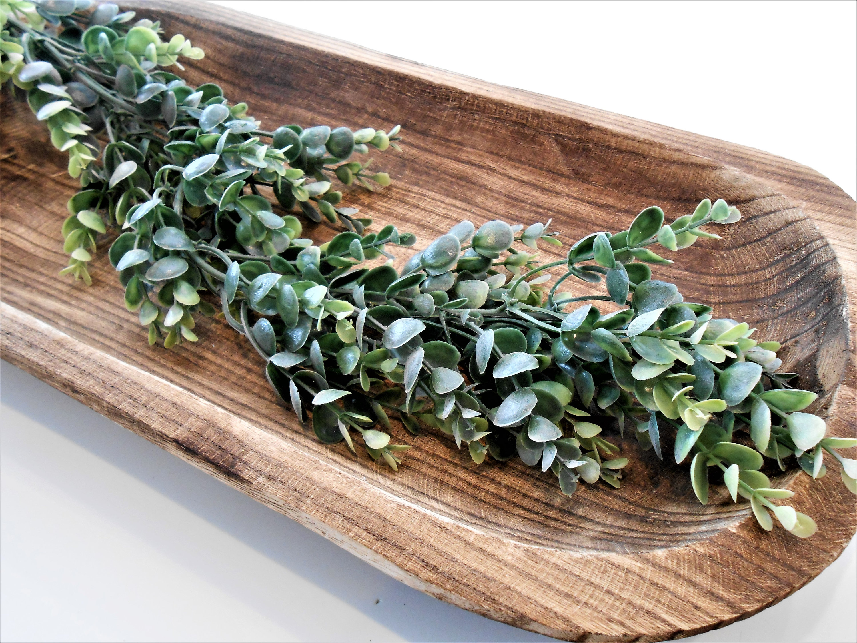 Eucalyptus Dough Bowl Greenery Garland / Tray Garland / Home Etsy