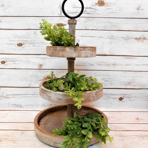 Tiered Tray Greenery Garland / Eucalyptus Garlands / Farmhouse Etsy