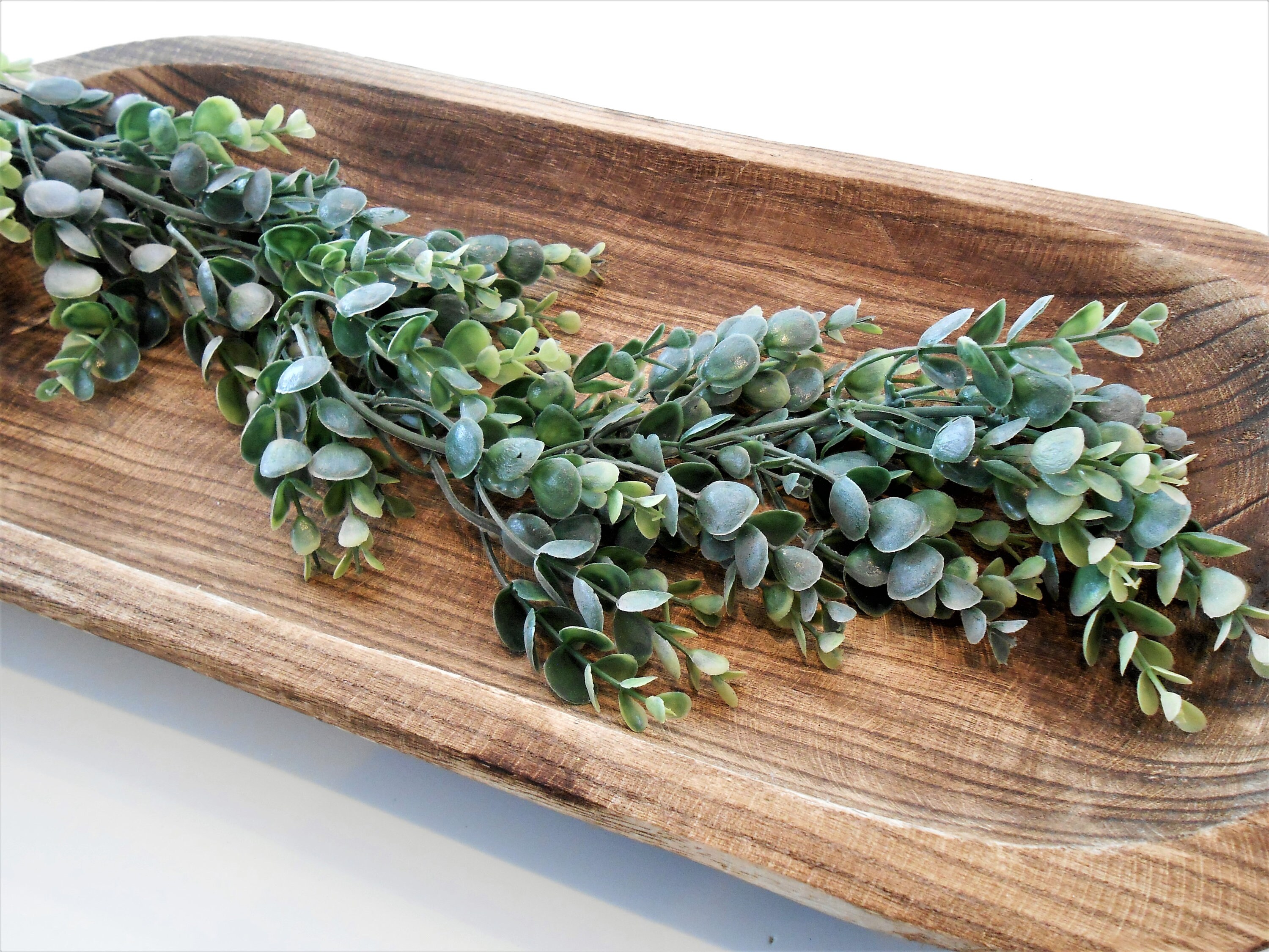 Eucalyptus Dough Bowl Greenery Garland / Tray Garland / Home Etsy
