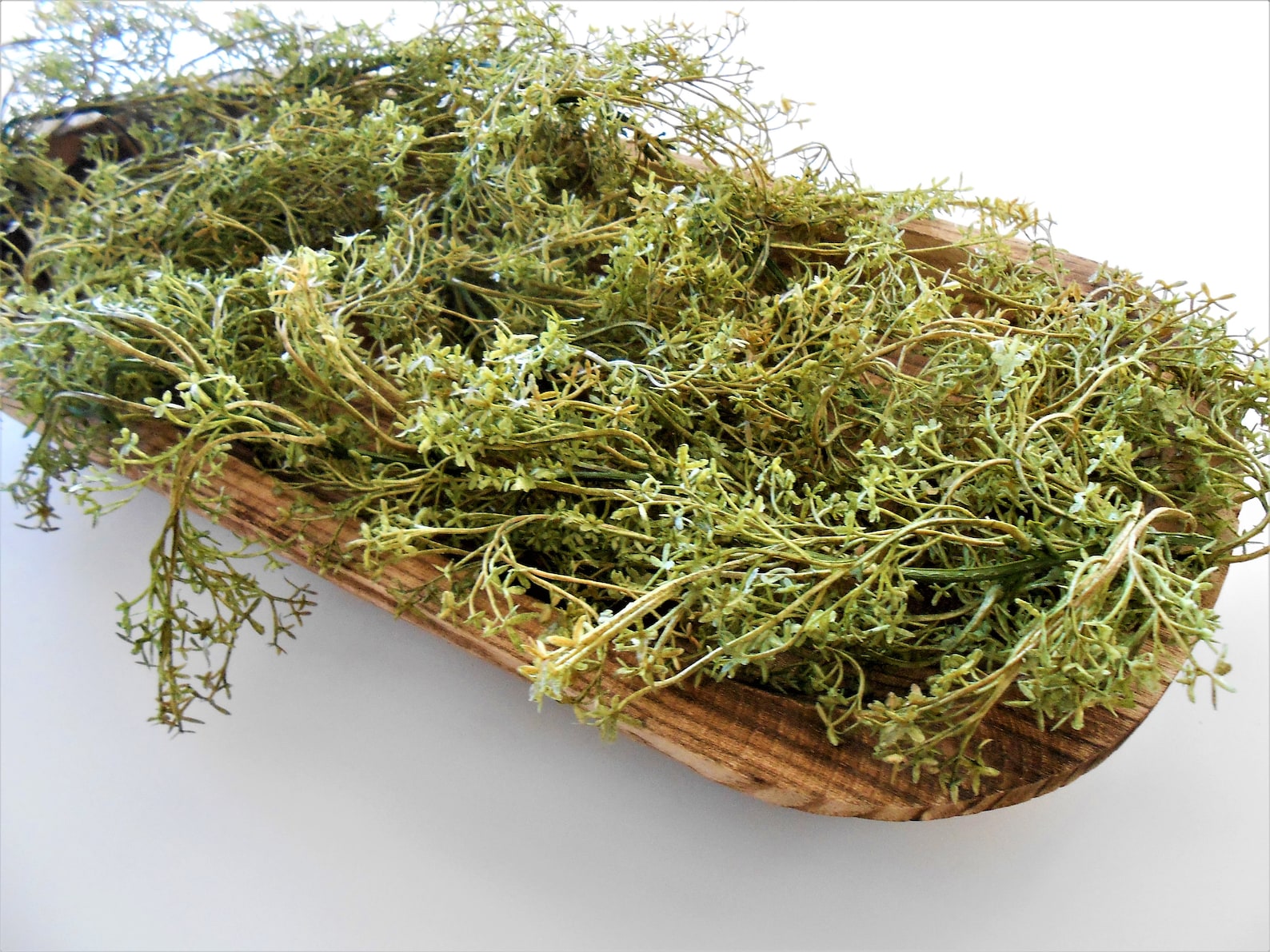 Dough Bowl Greenery Garland  Dough Bowl Filler  Home Decor  Farmhouse Greenery Garland  Home And Living  Greenery Tray Filler