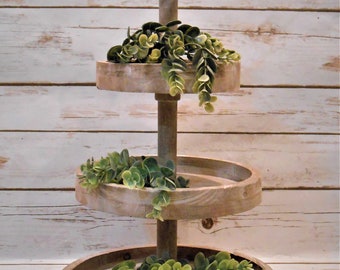 Tiered Tray Greenery Garland / Eucalyptus Garlands / Farmhouse Tiered Tray Eucalyptus Garlands / Home Decor / Home And Living / Tray Garland