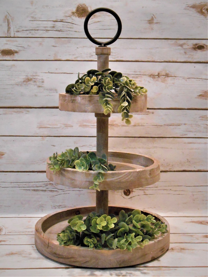 Tiered Tray Greenery Garland / Eucalyptus Garlands / Farmhouse Etsy