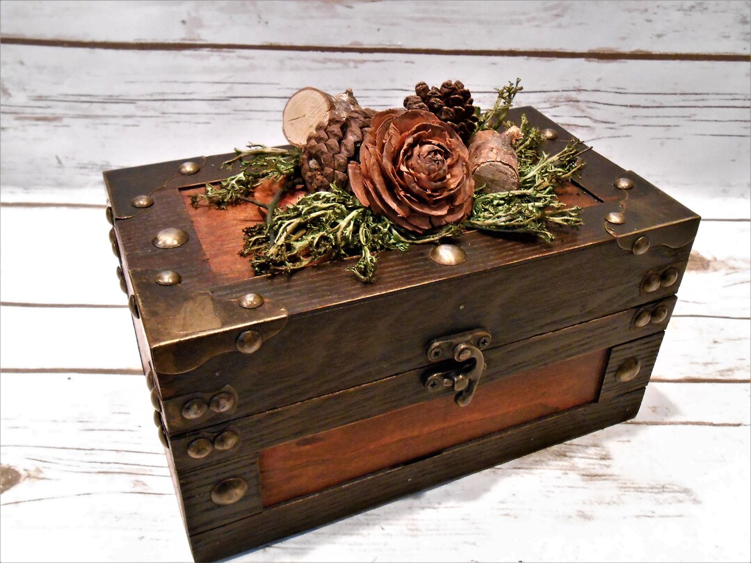 Keepsake Box / Memory Box / Love Letter Box / Woodland Themed Etsy