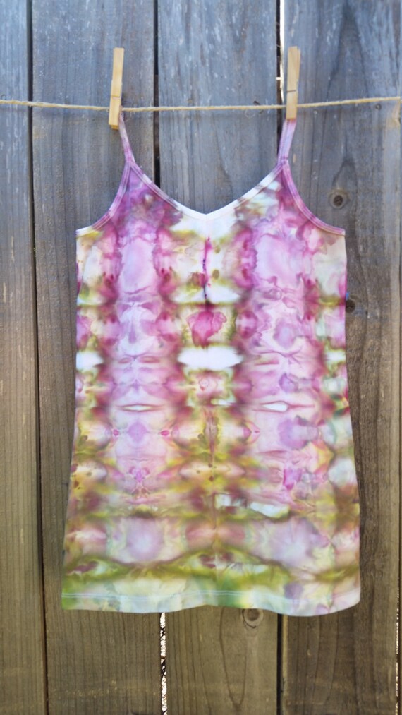 Items similar to Tie dye cami amethyst multi color size medium Ready to ship! on Etsy