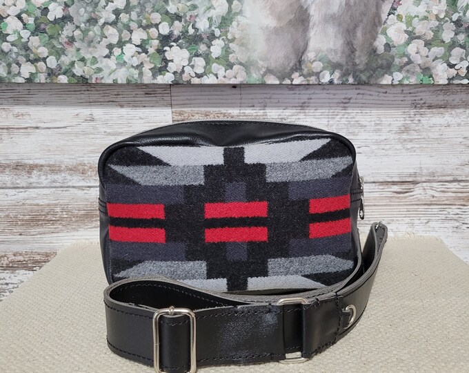 Bum Bag, PNW 100% Wool Italian Leather, Crossbody Bag