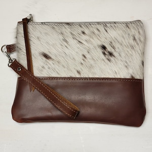 Bolsos de mano, bolsos de mano, bolsos de maquillaje, organizadores de carteras, Longhorn Hide