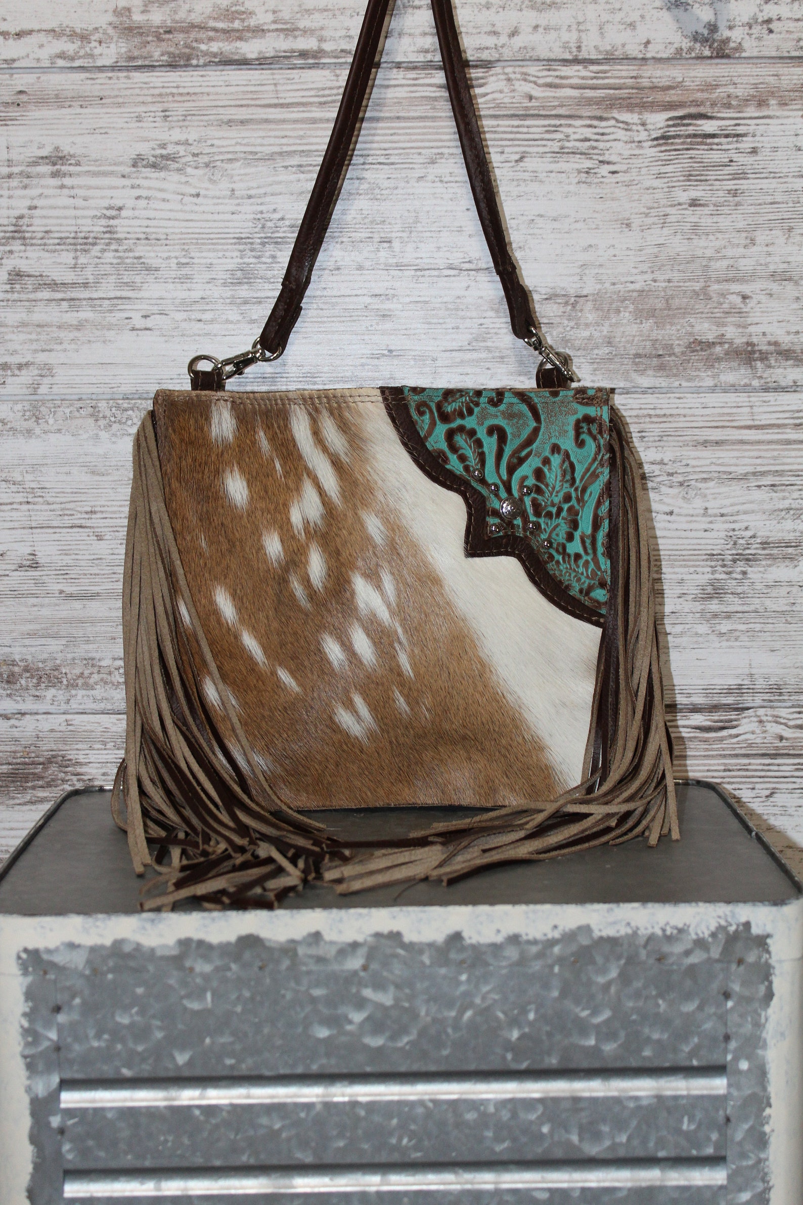 Axis Deer Crossbody Purse Etsy