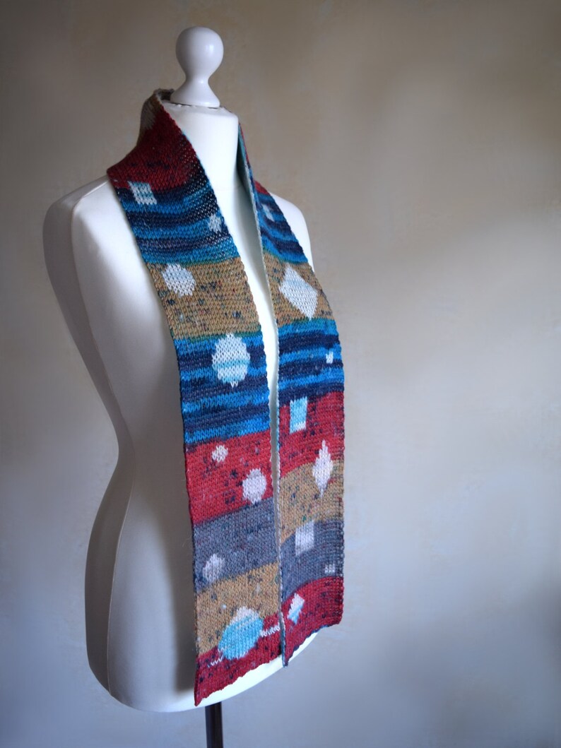 Double knit scarf womens double sided scarf wool scarf with Etsy