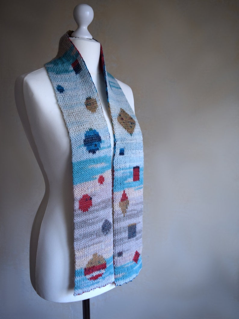Double knit scarf womens double sided scarf wool scarf with Etsy