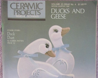 Ceramic Projects - Second Quarter 1988 - Ducks and Geese