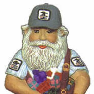 Nowell 2035 Ceramic Postman Santa - Bisque (Ready to Paint)